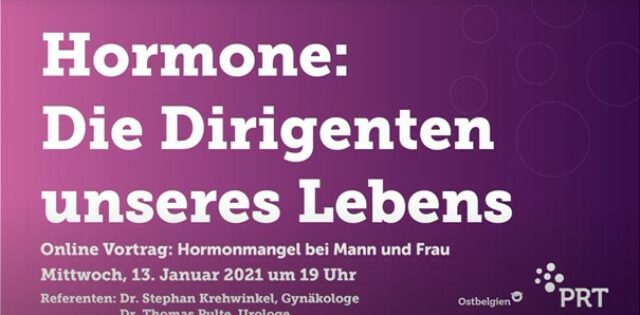 Bild für den Artikel: Online-Vortrag –                                   Hormone, die Dirigenten unseres Lebens