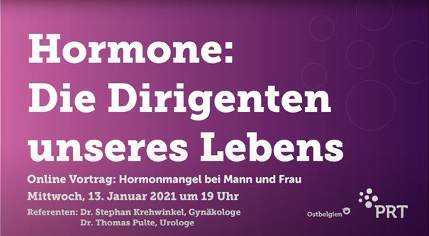 Bild für den Artikel: Online-Vortrag –                                   Hormone, die Dirigenten unseres Lebens