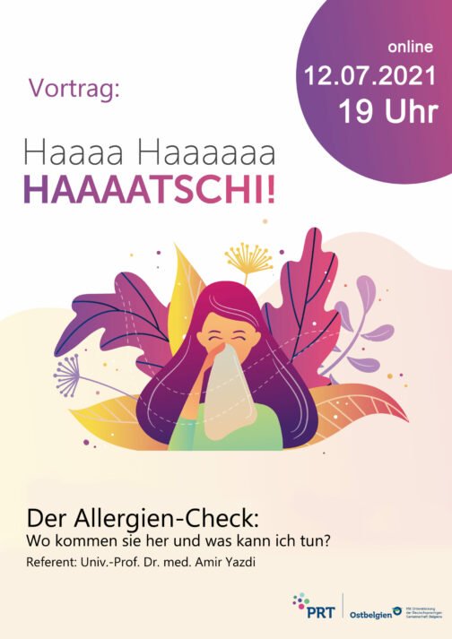 Bild für den Artikel: Online-Vortrag: HATSCHI – Der Allergien – Check !! NEUES DATUM