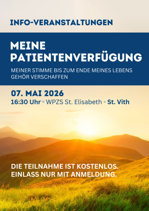 Bild für den Artikel: Patientenverfügung Infoveranstaltung – St. Vith