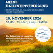 Patientenverfügung Informationsveranstaltung – Kelmis