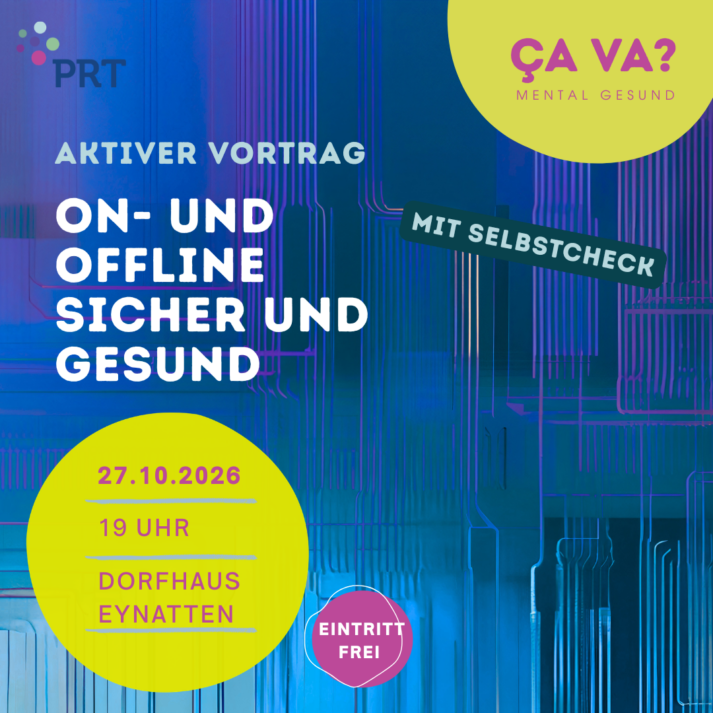 Bild für den Artikel: Aktivvortrag: On- und offline sicher und gesund